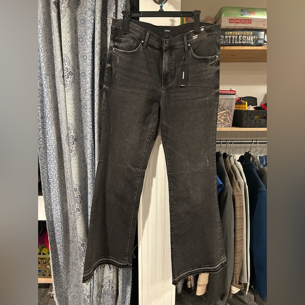 Express Black Women's flare Jeans